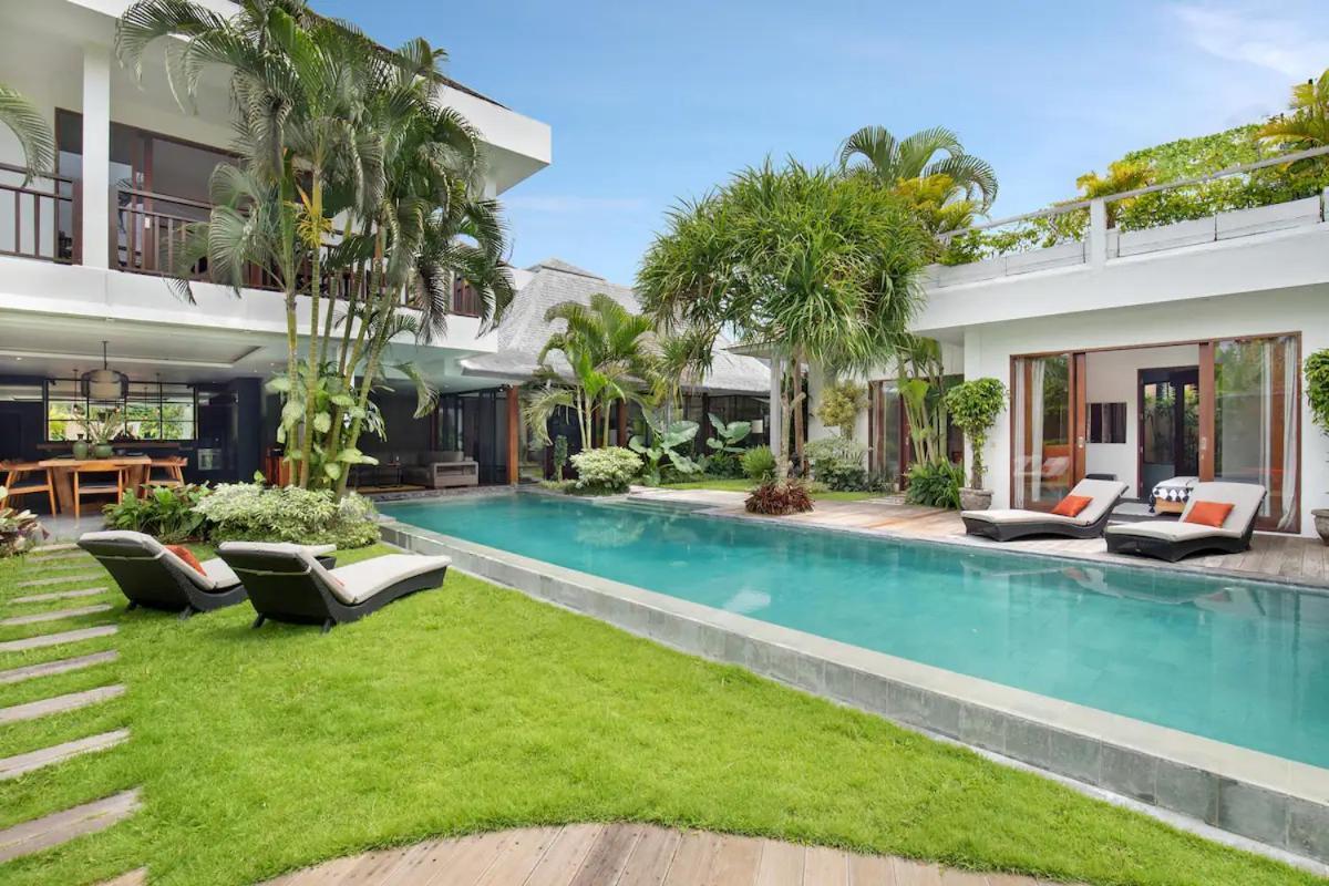 You Think You Know Canggu - Think Again! Stunning Large Luxxe 7Bed Villa Kültér fotó